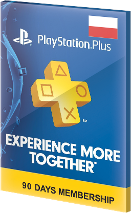 90 Days Playstation Network Plus Card PSN CD Key PL za darmo