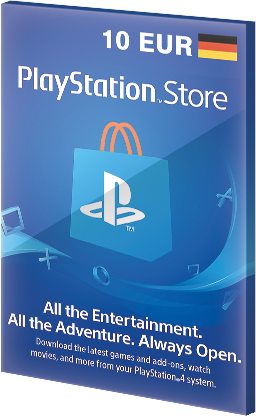 10 EUR PlayStation Network Card PSN Gift Key DE za darmo